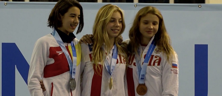 Valeria Antolino, PLATA en trampoln de 1 m A